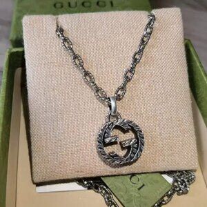 Gucci Interlocking G Pendant Necklace